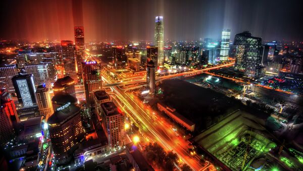Downtown Beijing After Rain - Sputnik Afrique