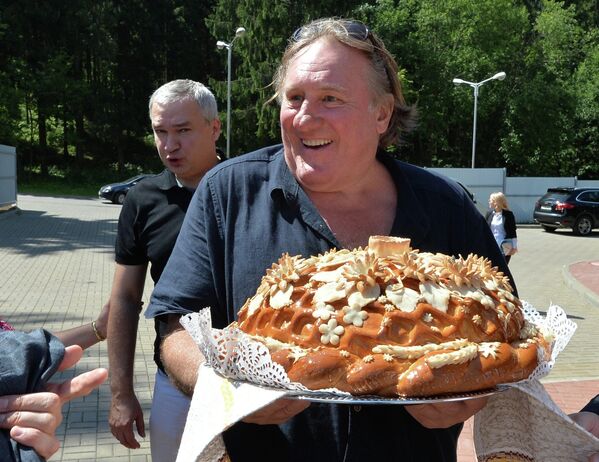 Gérard Depardieu en Biélorussie - Sputnik Afrique