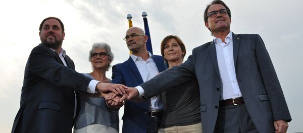 Presentació de la candidatura Junts pel Sí - Sputnik Afrique