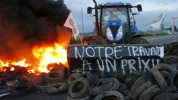 Les éleveurs français protestent contre les sanctions - Sputnik Afrique
