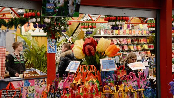 Le marché des fleurs à Amsterdam - Sputnik Afrique