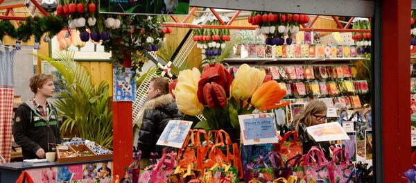 Le marché des fleurs à Amsterdam - Sputnik Afrique