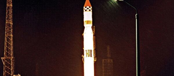Старт ракеты-носителя Циклон-3 на космодроме Плесецк (из архива Института космических исследований РФ) - Sputnik Afrique