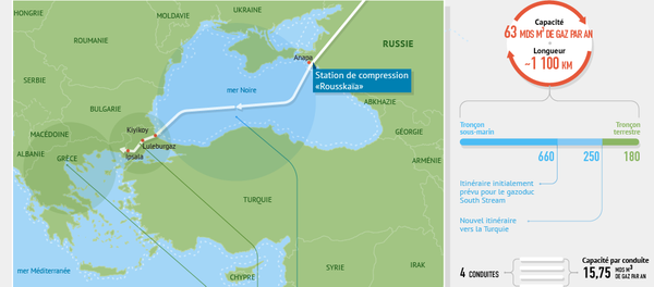 Gazoduc Turkish Stream - Sputnik Afrique