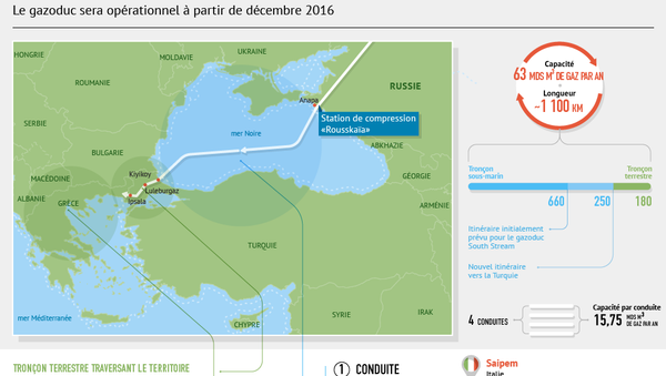 Gazoduc Turkish Stream - Sputnik Afrique