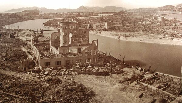 La ville de Hiroshima après les bombardements atomiques - Sputnik Afrique