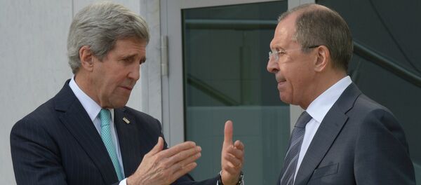John Kerry et Sergueï Lavrov - Sputnik Afrique