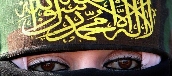A woman supporting Islamic Jihad - Sputnik Afrique