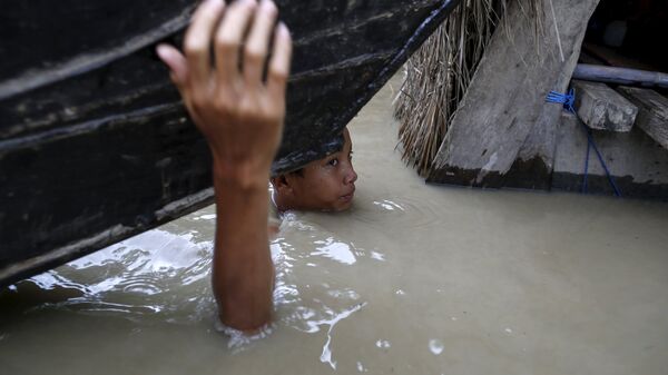 Après de fortes pluies de mousson.  Myanmar - Sputnik Afrique