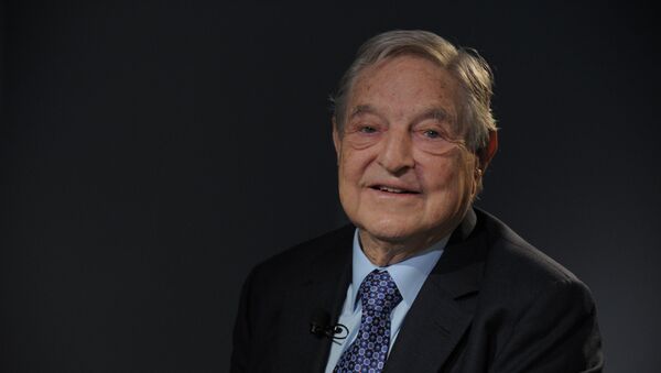 Soros Fund Management Chairman George Soros poses on January 26, 2013, - Sputnik Afrique