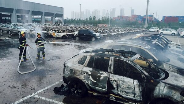 Chine: Tianjin plongée dans le chaos après les explosions - Sputnik Afrique