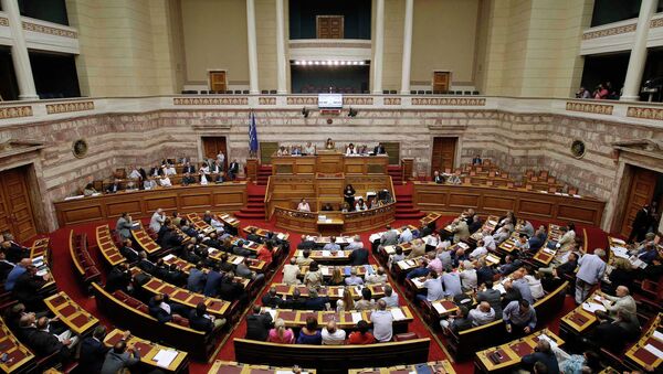 Parliamentary session in Athens, Greece - Sputnik Afrique
