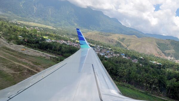 A view from a plane that is taking off of Sentani Airport, Papua - Sputnik Afrique