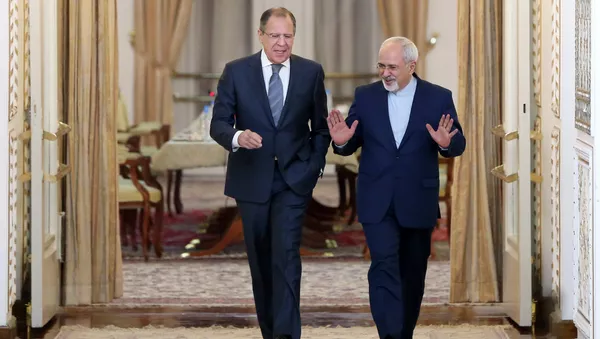 Sergueï Lavrov et Mohammad Javad Zarif - Sputnik Afrique