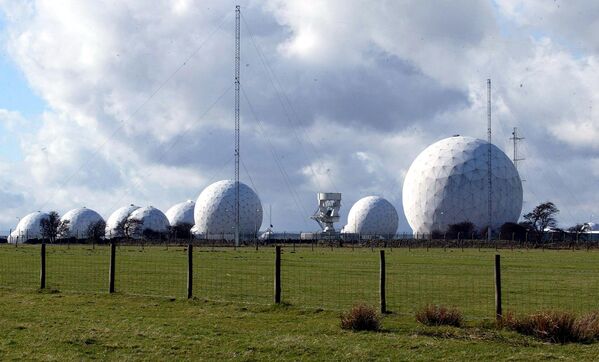 The top secret base of RAF Menwith Hill in north Yorkshire - Sputnik Afrique