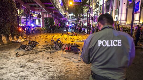 Victimes de l'explosion terroriste à Bangkok le 17 août 2015 - Sputnik Afrique