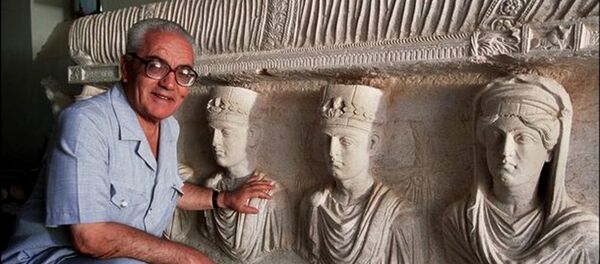 Khaled Assaad, directeur du site archéologique de Palmyre (Syrie) - Sputnik Afrique