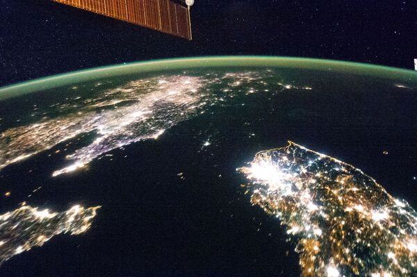 Корейский полуостров с борта МКС - Sputnik Afrique