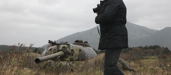 Visite de Dmitri Medvedev dans les îles Kouriles, le 1 novembre 2010 - Sputnik Afrique