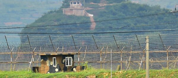 Военные посты Южной Кореи и Северной Кореи - Sputnik Afrique