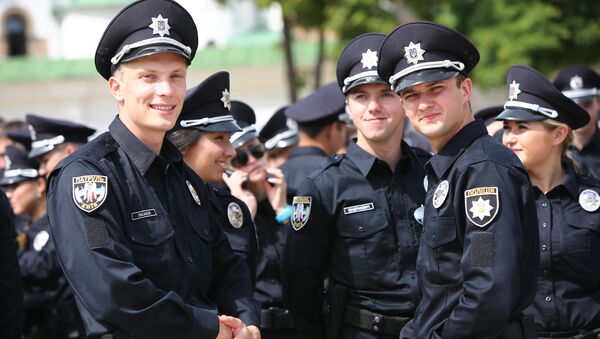Police ukrainienne, 2015 - Sputnik Afrique