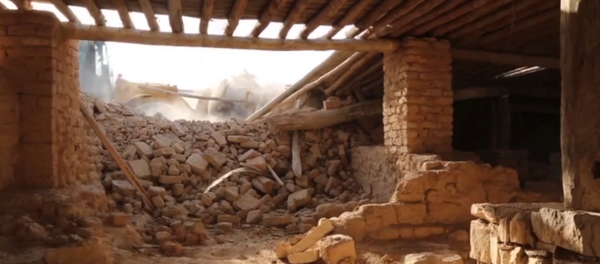 Les extrémistes du groupe Etat islamique (EI) ont rasé jeudi au bulldozer le monastère syriaque catholique de Mar Elian (de Saint Elie) - Sputnik Afrique