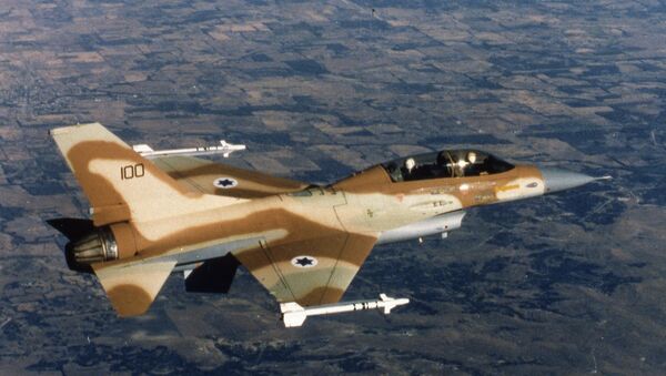 Un chasseur F-16 israélien - Sputnik Afrique