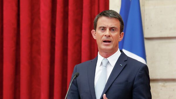 Le premier ministre français Manuel Valls - Sputnik Afrique