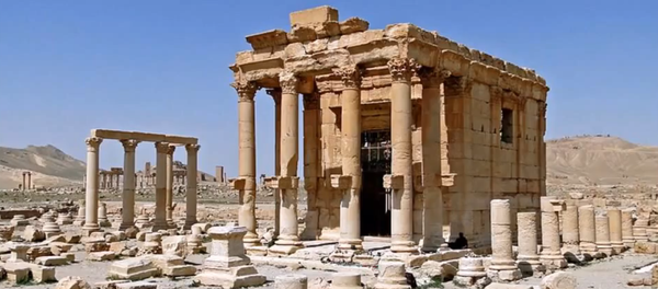 Temple de Baalshamin dans la cité antique de Palmyre - Sputnik Afrique