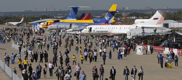 Le Salon international aérospatial MAKS-2015 a ouvert ses portes mardi 25 août - Sputnik Afrique