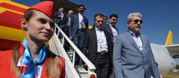 Vice-président iranien Sorena Sattari au Salon aérospatial international MAKS-2015 - Sputnik Afrique