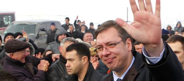 Vucic et les Serbes du Kosovo Vucic et les Serbes du Kosovo - Sputnik Afrique