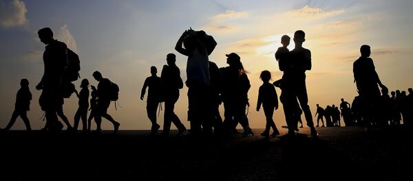 Des réfugiés syriens - Sputnik Afrique