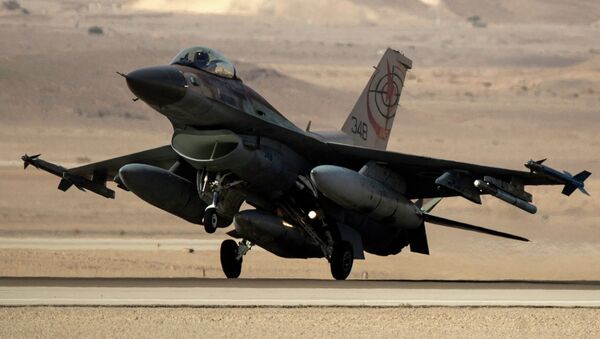 Un chasseur israélien F-16 - Sputnik Afrique
