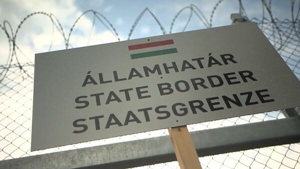 La clôture à la frontière hongroise - Sputnik Afrique
