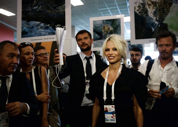 Pamela Anderson en Russie pour sauver l'environnement - Sputnik Afrique