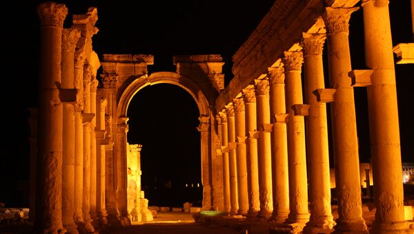 Palmyra, colonnaded axis - Sputnik Afrique