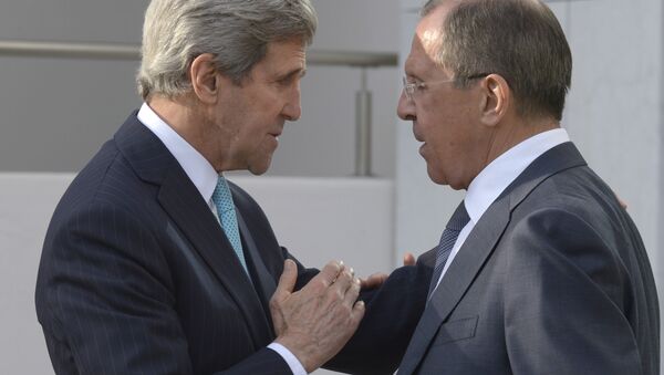 Sergueï Lavrov et John Kerry - Sputnik Afrique