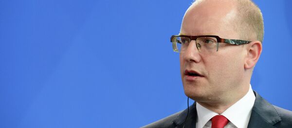 Le premier ministre tchèque Bohuslav Sobotka - Sputnik Afrique