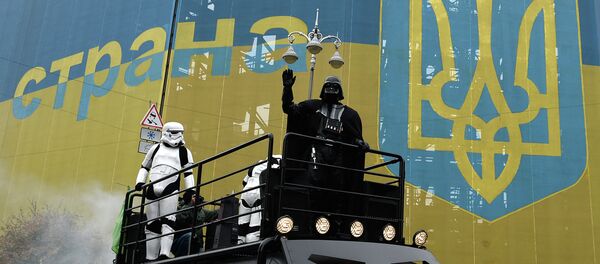 Агитационная кампания лидера Интернет-партии Украины Дарта Вейдера - Sputnik Afrique