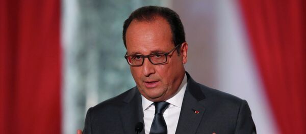 French President Francois Hollande attends his news conference at the Elysee Palace in Paris, France, September 7, 2015. REUTERS/Charles Platiau - Sputnik Afrique