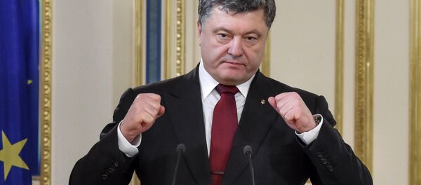 Le président ukrainien Piotr Porochenko - Sputnik Afrique