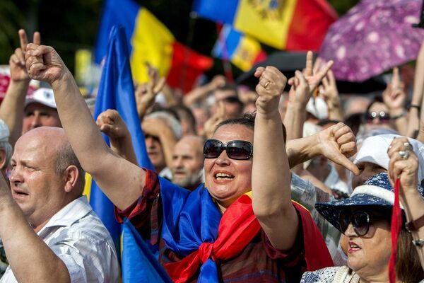 Les manifestations à Chisinau - Sputnik Afrique