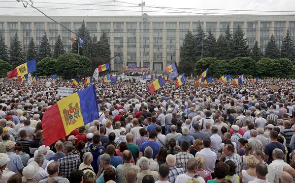 Les manifestations à Chisinau - Sputnik Afrique