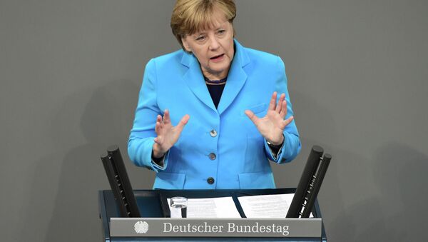Angela Merkel au Bundestag - Sputnik Afrique
