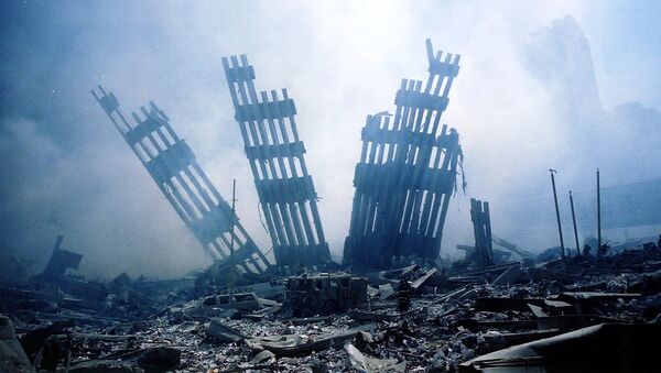 les ruines du World Trade Center après les attentats du 11 septembre 2001 à New York. - Sputnik Afrique
