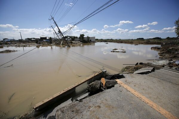 Les inondations au Japon - Sputnik Afrique