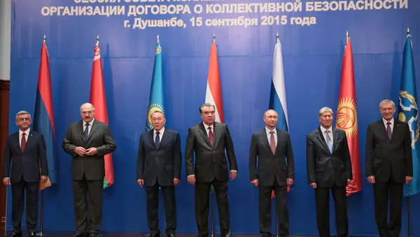 Sommet de l'OTSC, Douchanbe, le 15 septembre 2015 - Sputnik Afrique