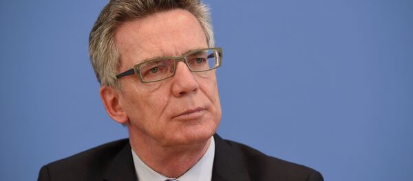 Le ministre allemand de l'intérieur, Thomas de Maizière - Sputnik Afrique