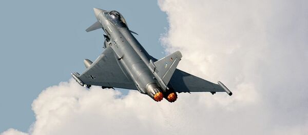Un Eurofighter Typhoon S allemand - Sputnik Afrique